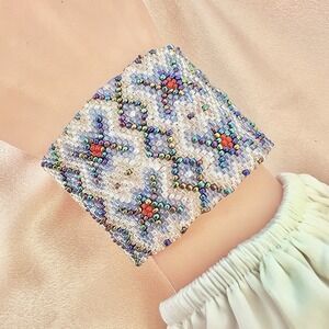 Seed Bead Jewelry Bracelet Handmade Fashion Jewelry Glass Beads Mexico Art